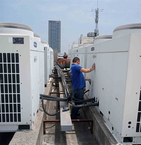 包头市中央空调制热和不制冷系统维修方法